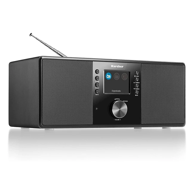 Karcher DAB Digitalinternet Radio Stereo Schwarz - Topqualitt und vielseitige 