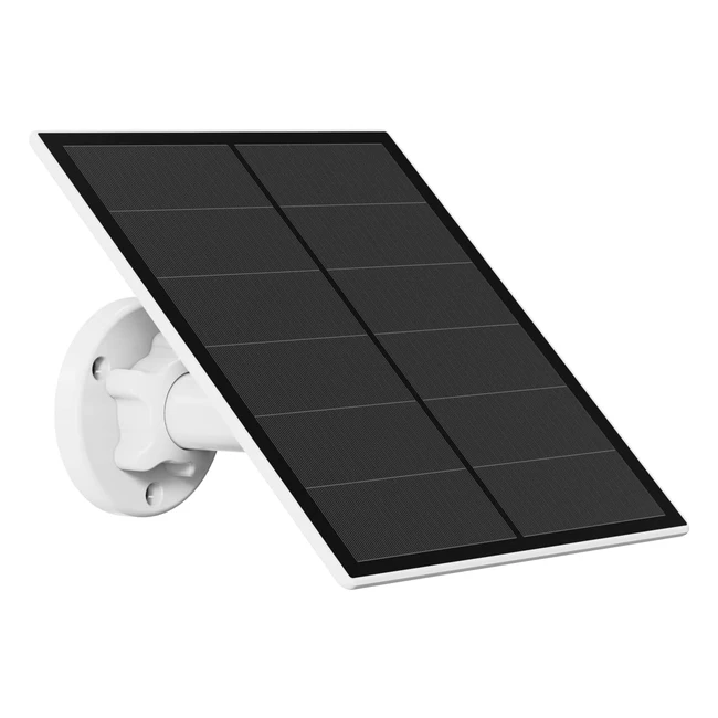 Panel Solar 5W para Cmara de Seguridad Inalmbrica para Exteriores - Compatib