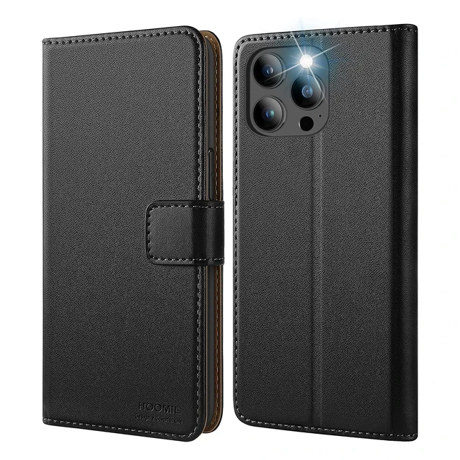 Hoomil Magflip Series iPhone 13 Pro Case - Premium Leather Shockproof 2 Card S