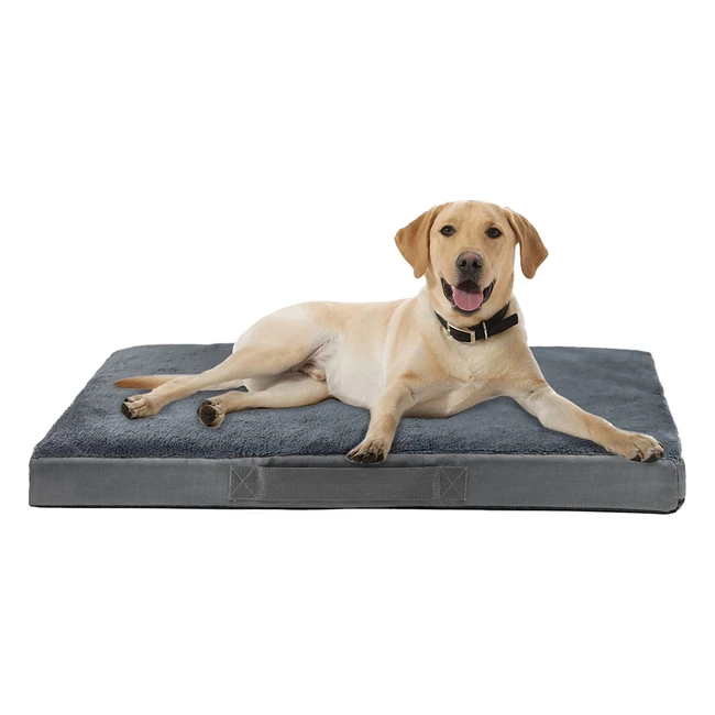 Orthopedic Waterproof Dog Bed - Soft Plush Cover - Extra Large 105x70x75cm - #1 for Joint & Spine Support