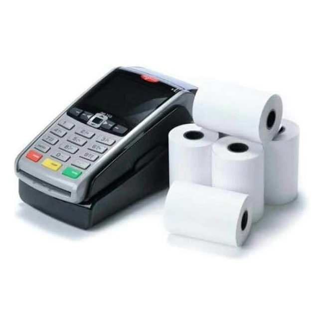 Smooth Papers Thermal Paper Rolls for Credit Card Machines - 57x40 (Pack of 200) - Premium Quality