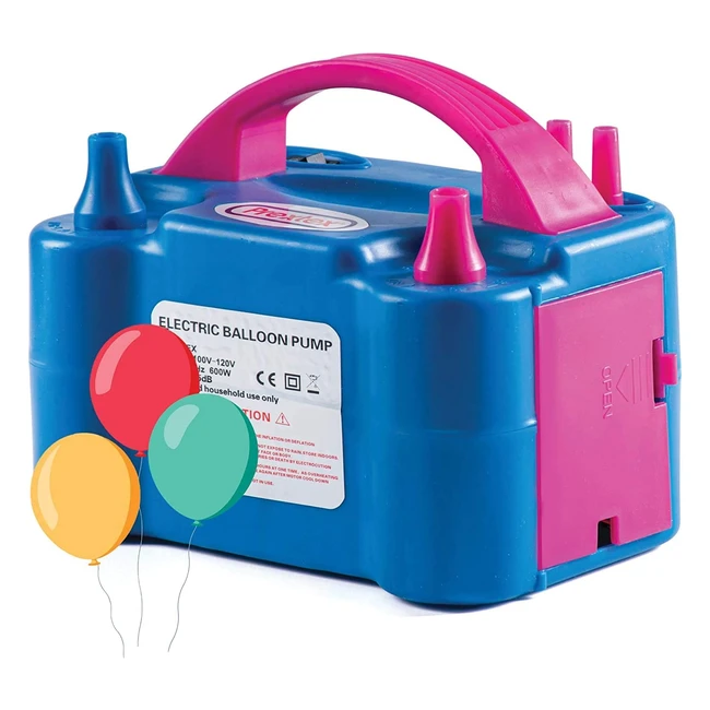 Prextex Premium Electric Balloon Pump - Fast, Efficient, and Portable for Events, Birthdays, and Weddings