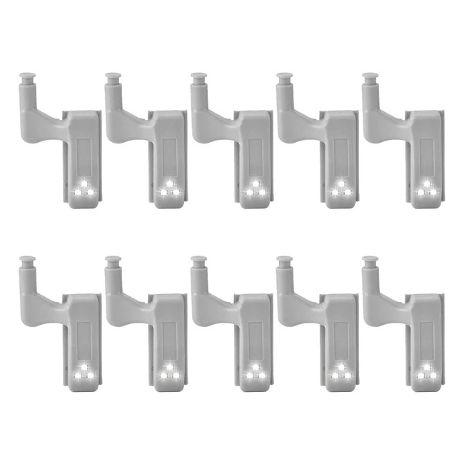 Lampada LED Interna per Mobili, 10 Pezzi, Induzione Automatica, Adatta per Cucina e Camera da Letto