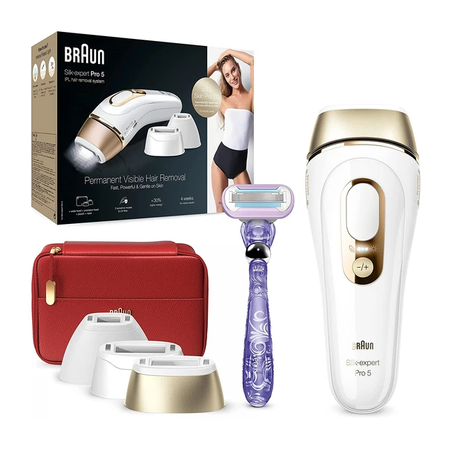 Braun IPL Silk-expert Pro 5 - Dauerhafte Haarentfernung fr Damen und Herren - 