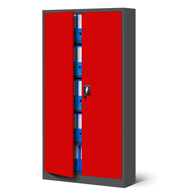 Jan Nowak Aktenschrank C001 - 4 Fachbden Pulverbeschichtung Stahlblech 185c
