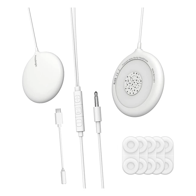 Cuffie prenatali Mosalogic con adattatore tipo C per riprodurre musica al bambin