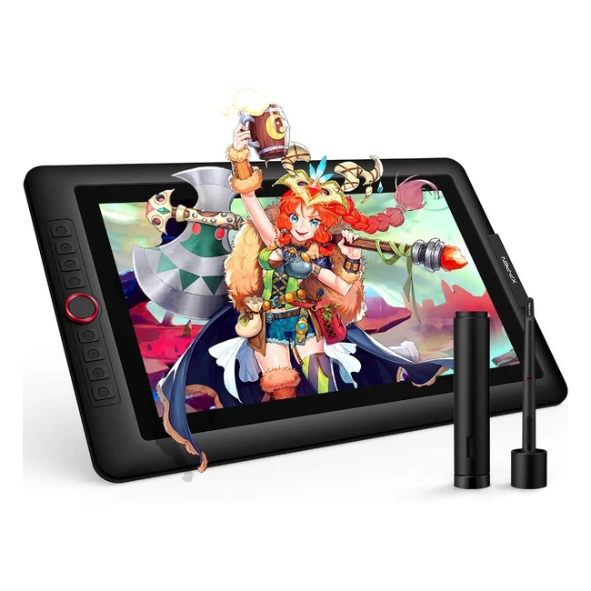 Tablette graphique XP-Pen Artist 156 Pro avec stylet passif 8192 niveaux et écran HD IPS 15.6 pouces