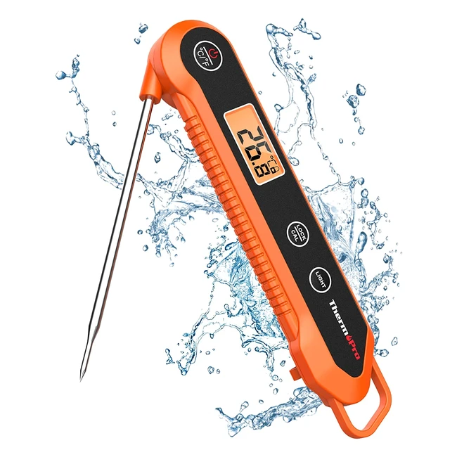 Termometro da cucina Thermopro TP03H - Lettura istantanea, impermeabile e calibrazione - Ideale per barbecue, frittura e dolci