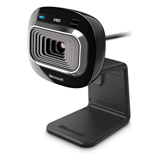 Cámara Microsoft LifeCam HD3000 para negocios con video HD 720p, micrófono con reducción de ruido y tecnología TrueColor