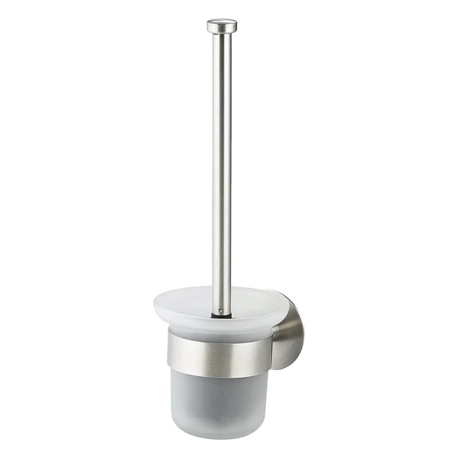 Hystun Toilet Brush Holder - Wandmontierter Toilettenbrstenhalter aus Edelstah