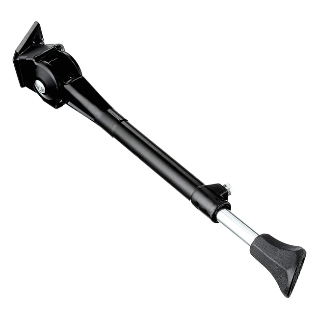 Béquille réglable Point Deluxe 24001400 pour vélos 20-28, en aluminium et acier noir/argent