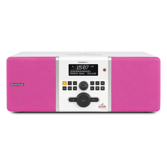 Technisat Digitradio 305 Schlagerparadies Edition DAB Radio mit Bassreflexholzge
