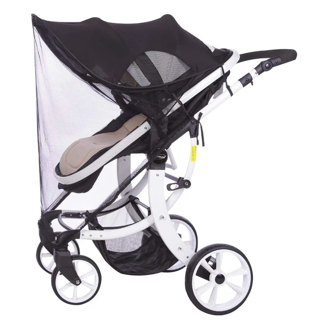 Kyowoll Baby Stroller Sun Cover - UPF50 Anti-UV Umbrella with Mosquito Net