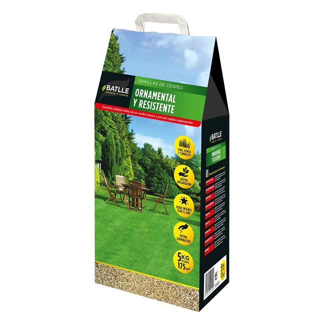 Csped Ornamental Resistente 5kg - Alta Calidad y Densidad