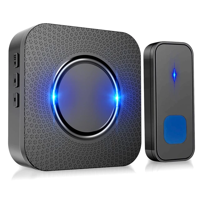 Campanello Wireless Pewingo 55 Melodie e 5 Livelli di Volume - Impermeabile IP55