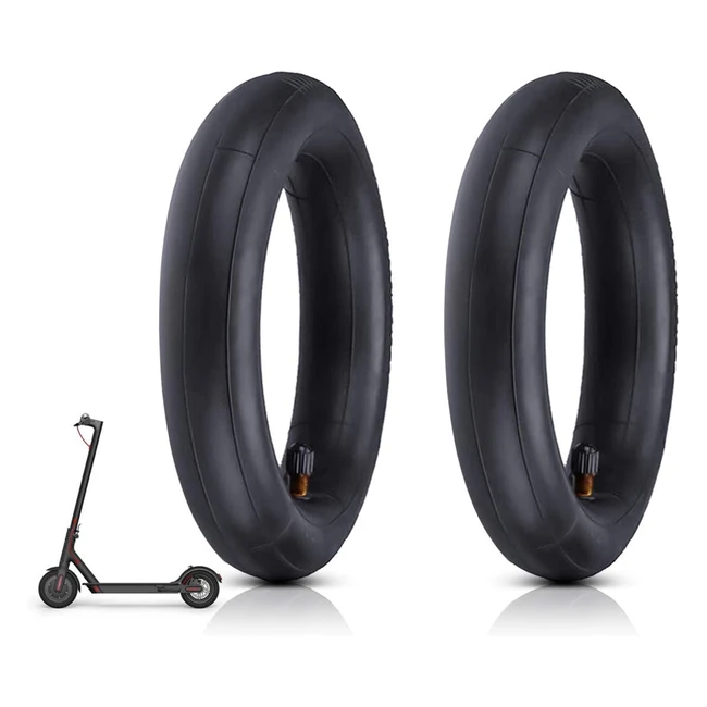 2 pneus trottinette électrique Xiaomi M365 8 1/2x2 - pneu de chambre à air de remplacement antiperforation avant/arrière