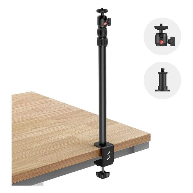 SmallRig Tischklemme mit 360-Grad-Kugelkopf für Kameras, Lichter und Smartphones