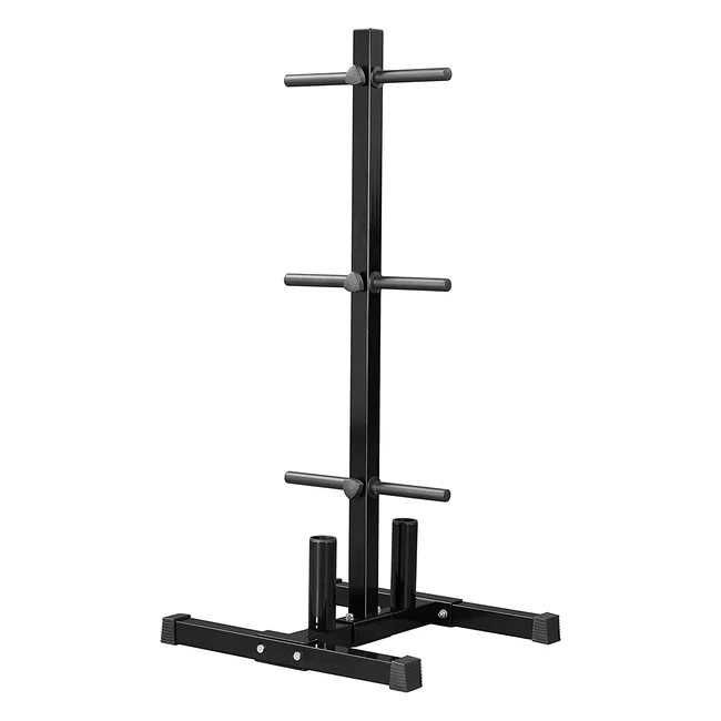 Yaheetech Hantelscheibenständer - Platzsparender Hantelbaum mit 6 Stangen und 400 kg Tragkraft