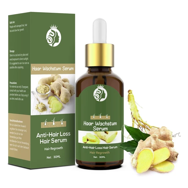 Serum Pousse Cheveux Antichute | Accélère Croissance & Repousse | Favorise Cheveux Plus Pais | 30ml