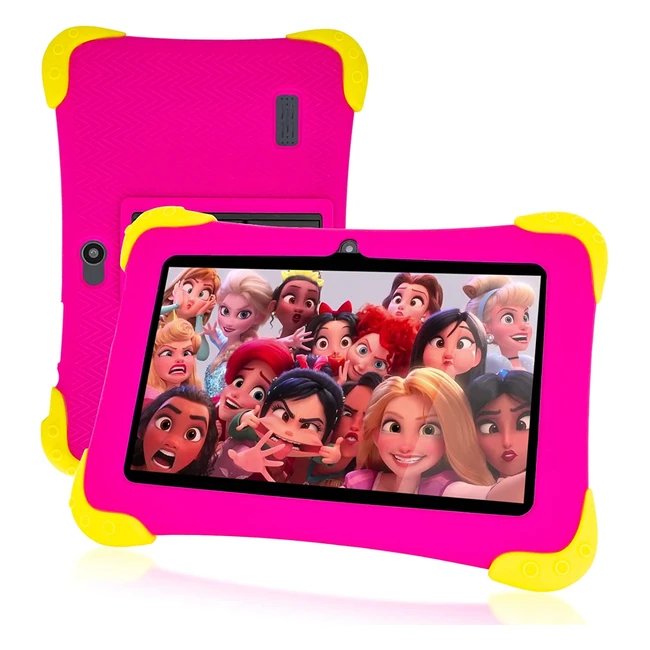 Tablet EagleSoar para niños de 7 pulgadas, Android 11, 2GB RAM, 32GB ROM, WiFi, Bluetooth, doble cámara y control parental