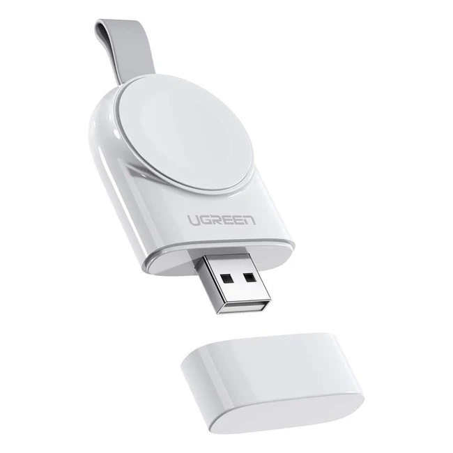 Cargador portátil magnético iWatch - UGREEN MFI certificado - Blanco