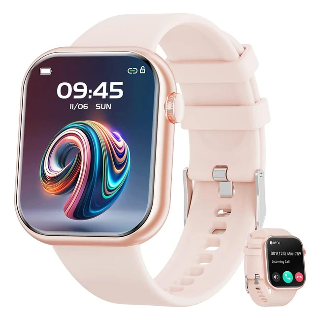 Smartwatch 2023 uomo donna con chiamata bluetooth e cardiofrequenzimetro