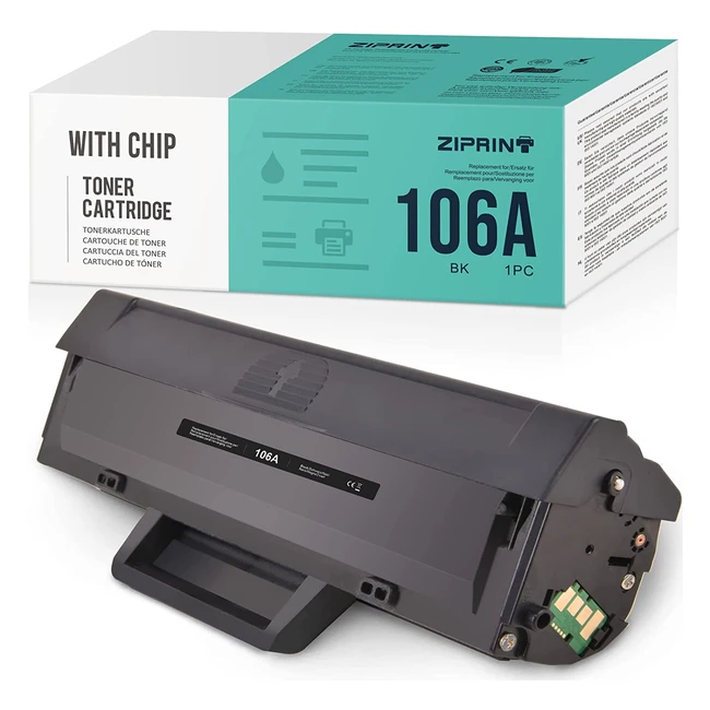 Ziprint 106A Toner für HP Laser MFP 135WG/107W/137FWG - CE-zertifiziert