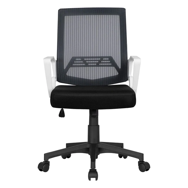 Yaheetech Bürostuhl ergonomischer Schreibtischstuhl mit variabler Höhenverstellung und breiter Rückenlehne