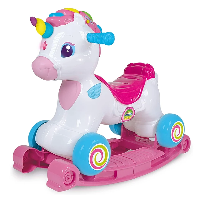 Unicornio Balancín y Andador Clementoni 61764 para bebés a partir de 12 meses