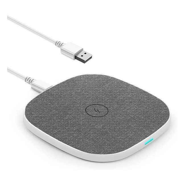 Wireless Charger for iPhone 13 Pro Max & Samsung Galaxy S21 Ultra - 10W Fast Charging Pad