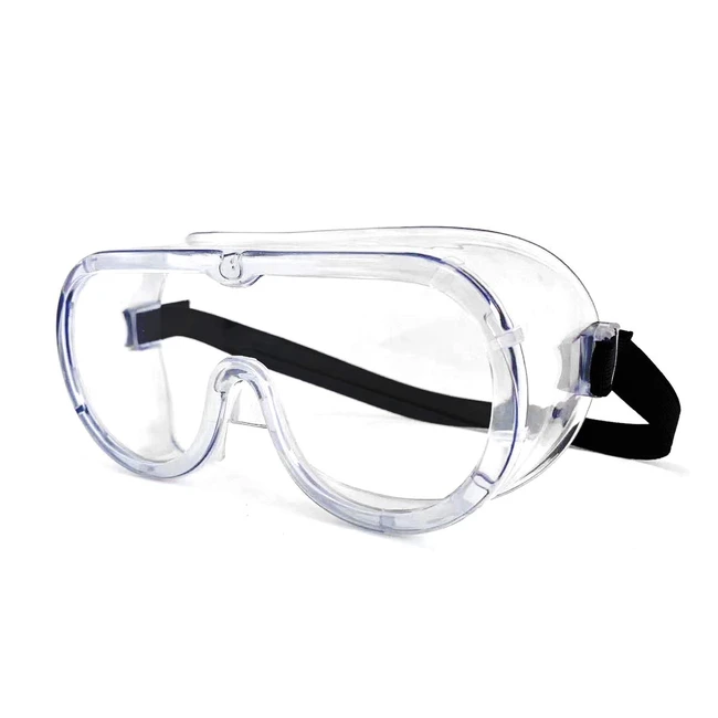 Clear Wraparound Safety Glasses - Impact Resistant, Protective Work Goggles for DIY, Lab, Grinding & More
