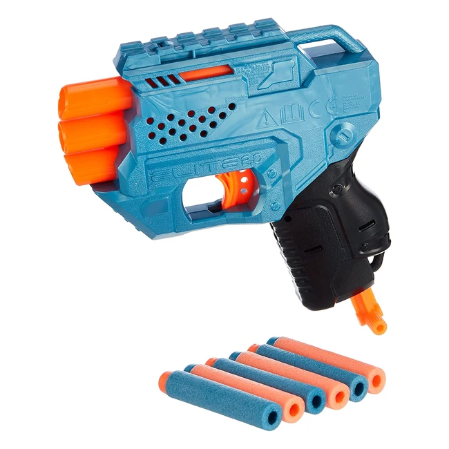 Nerf Elite 20 Blaster Trio SD3 - 6 Fléchettes Incluses - Rail Tactique