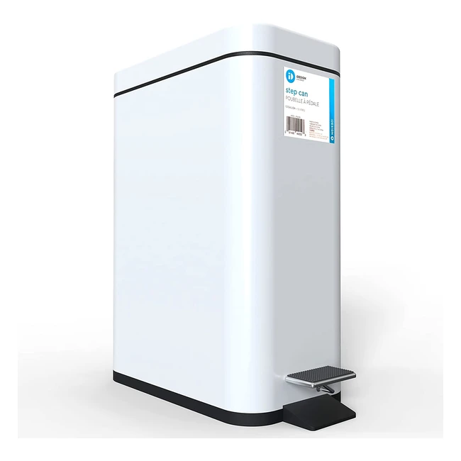 Cestino Spazzatura iDesign - Piccolo Ideale per Cucina e Bagno