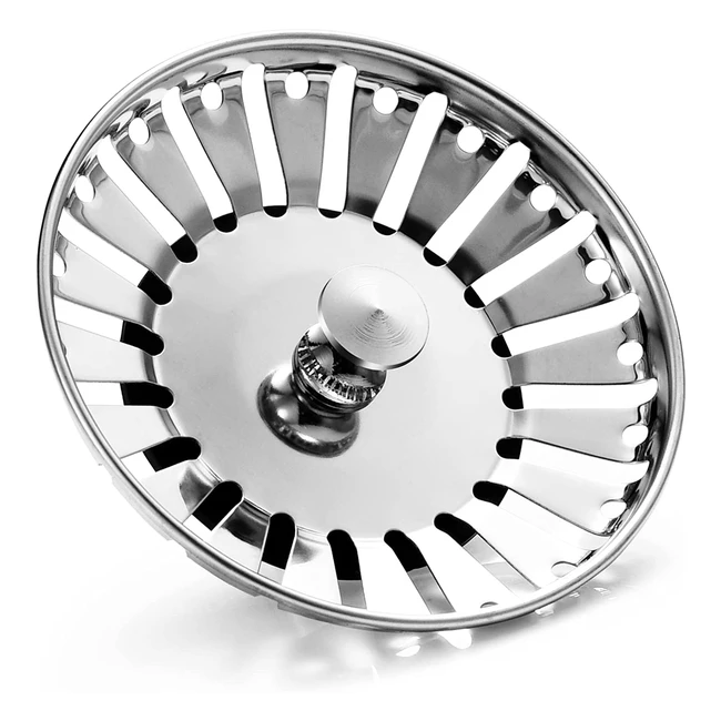 Thicken Stainless Steel Kitchen Sink Plug Strainer - Tomario 20 Holes - UK Sinks 78mm 79mm 82mm 84mm