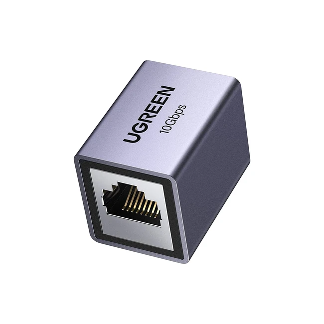 UGREEN RJ45-Kupplung für LAN-Kabelverlängerung - 10 Gigabit Ethernet Netzwerk-Kupplung für Cat 7, Cat 8, Cat6, Cat5e