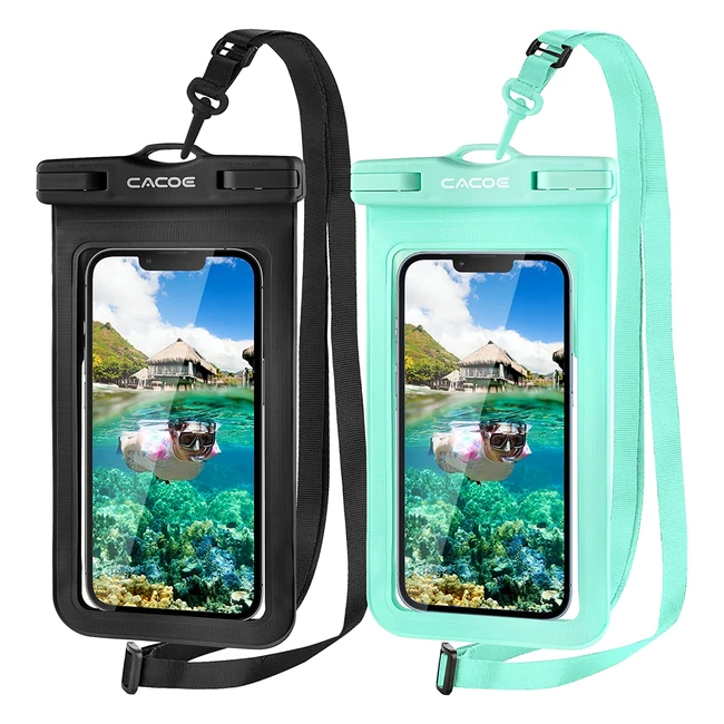 Custodia Impermeabile Cacoe IPX8 Universale per iPhone 1413 Pro Max 12 11 XR XS 