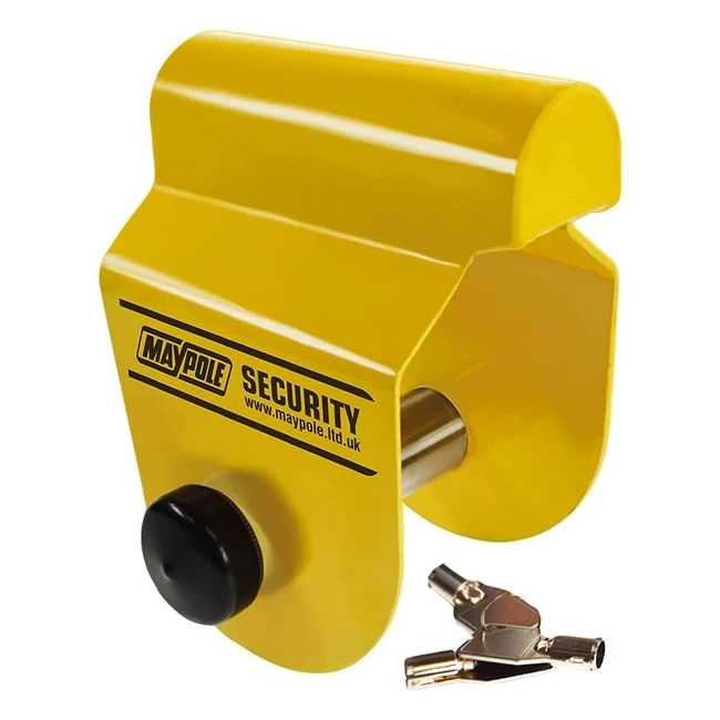Gancio Maypole MP956 con serratura per attacchi Alko - Anti-furto per traino