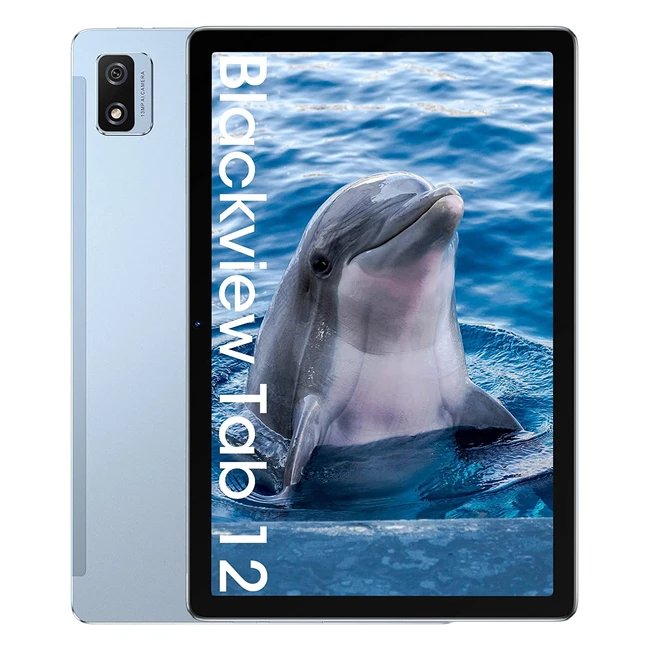 Blackview Tab 12 - 10 Zoll Tablet mit 4G LTE, 5G WiFi, 4GB RAM, 64GB ROM, Octa-Core, 1920x1200 FHD, 13MP+5MP Kamera, Typ-C, Face ID, GPS, BT, 1TB TF - Blau