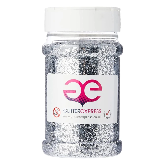 Paillettes PVC Argent GlitterExpress - 250g | Artisanat, Peinture, Décoration