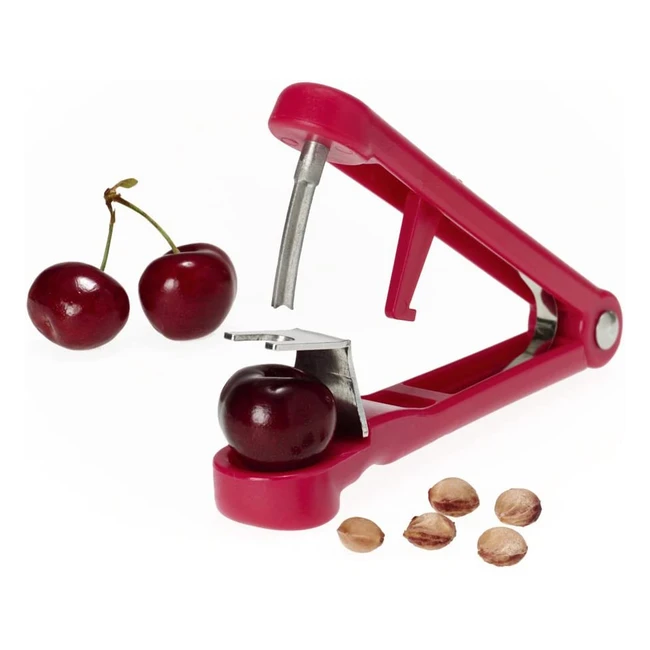 Denoyauteur de cerises Lady Cerise de Metaltex - Acier inoxydable - 25x15x5cm