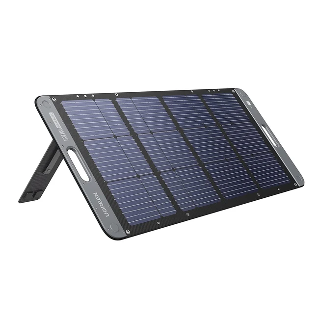 UGREEN Solarpanel faltbar für tragbare Stromstation 100W - Hohe Effizienz und intelligente Sonnenlichterfassung