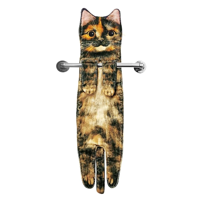 Asciugamano Gatto Morbido e Assorbente per Decorare la Tua Casa - Ideale come Re