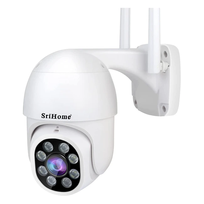 Telecamera wifi esterno full hd 1080p con visione notturna rilevazione umana e 