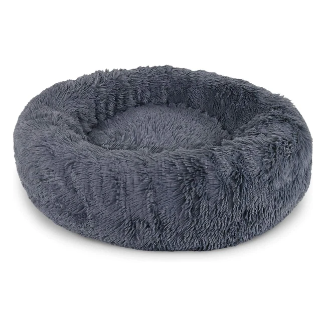 Dibea Hundebett rundes Hundekissen Hundesofa Katzenbett Donut Design verschiedene Größen und Farben