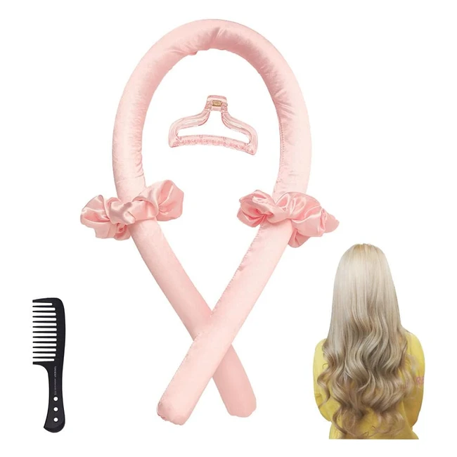 CCDSR Heatless Curling Rod Headband Set - DIY Hair Styling Tools for Soft Waves - Ref. #1234
