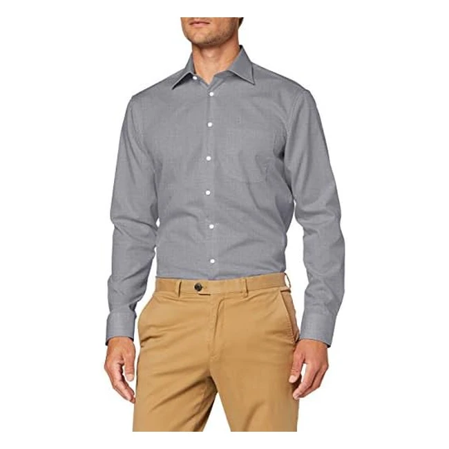 Seidensticker Herren Businesshemd Bgelfrei - Modell Splendesto - Klassischer S