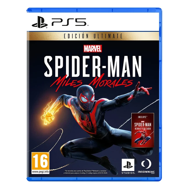 Videojuego Marvels Spiderman Miles Morales Ultimate Edition PS5 - Sony Interact