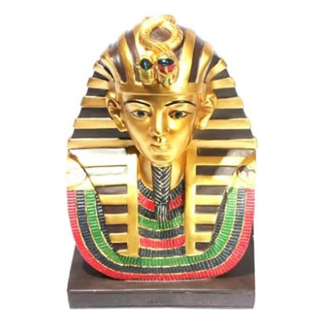Buste Toutankhamon en résine dorée - Puckator - Réf. XYZ - Déco égyptienne