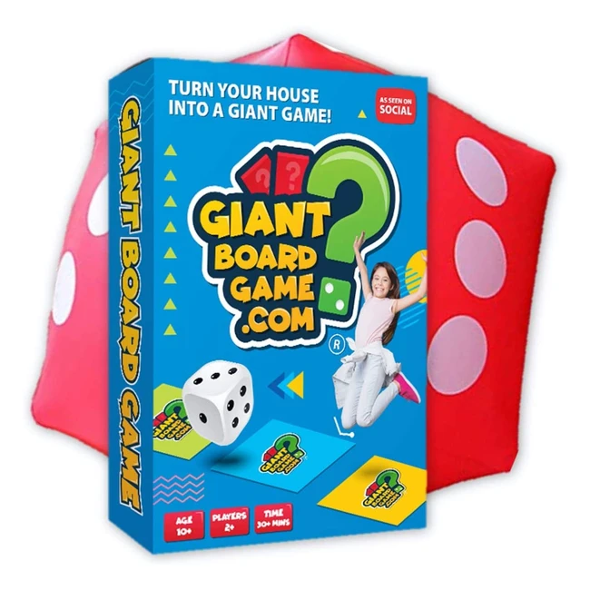 Giant Board Game for Kids & Families - Fun Challenges, Questions, and Giant Dice