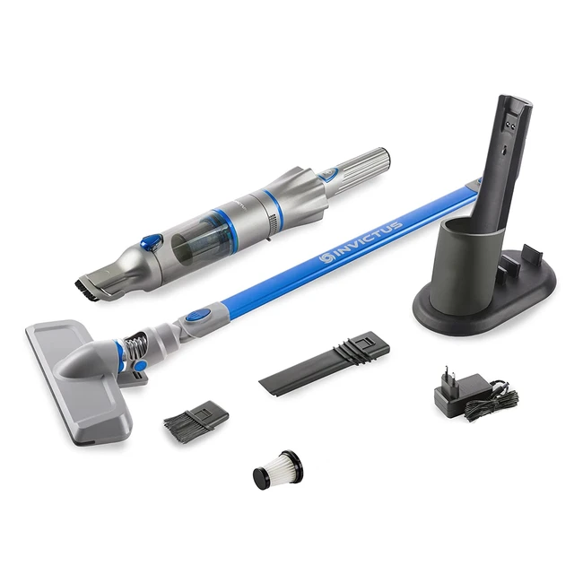 Genius Invictus One 20 Handheld Vacuum Cleaner - Kabellos, 13000pa, 2x HEPA-Filter, Bodendüse, Fugendüse